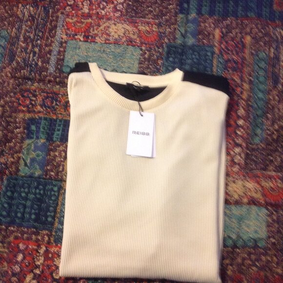 Reiss Men's Canyon Short Sleeve Color Block Shirt - Extra Large - NWT - Picture 1 of 9